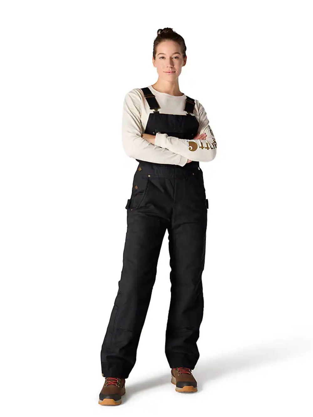 Carhartt Dark Blue Women's Insulated Work Overalls